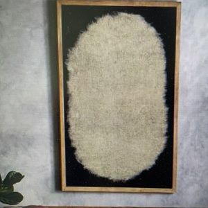 ***ISO***pottery barn framed felt textile wall art